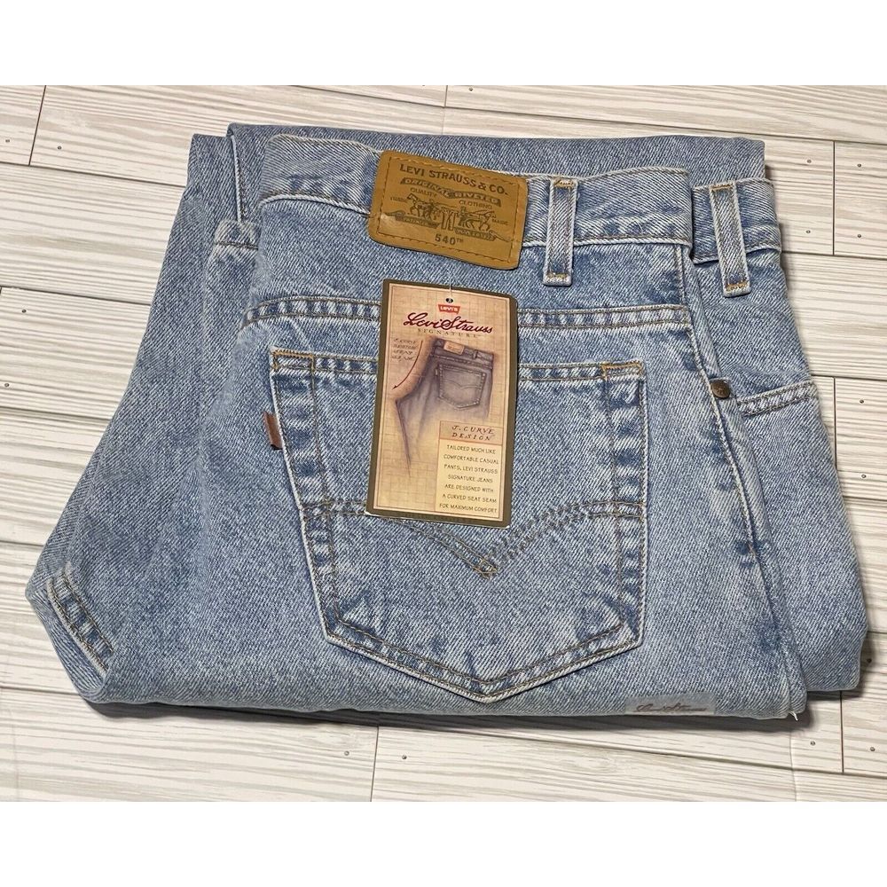 NWT Vintage Levis 540 Jeans Mens 36x30 (Relaxed Fit Signature Brown Tab 90s